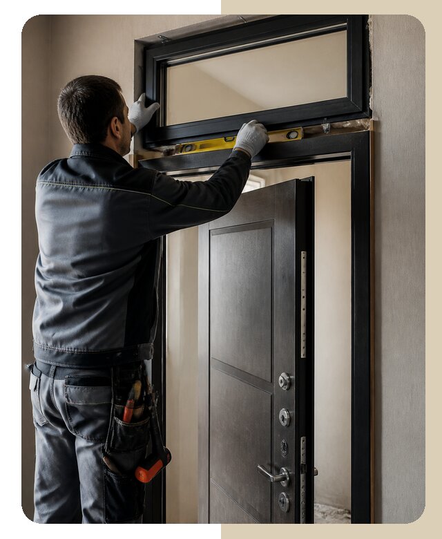 Установка фрамуги двери в Соколе по цене от 4689 р. | ДвериЛегко-Скл