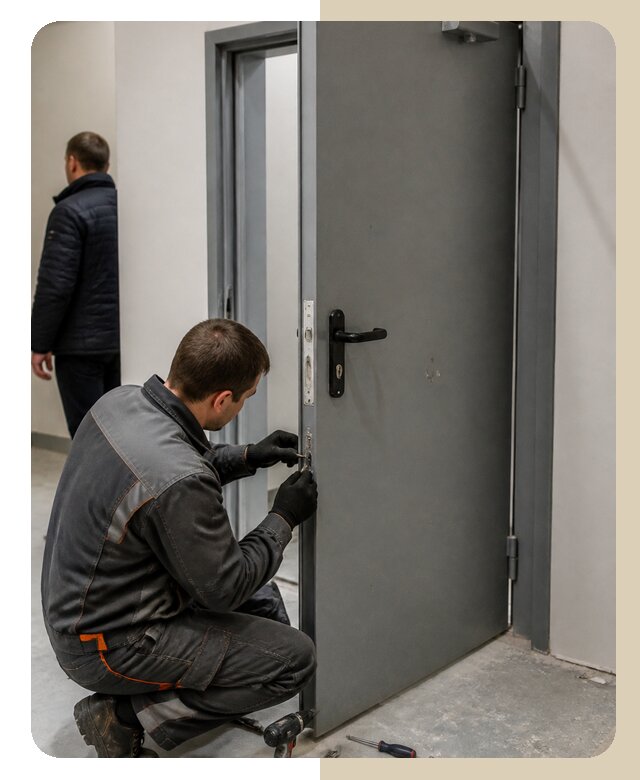 Ремонт противопожарной двери в Соколе по цене 6772 р. | ДвериЛегко-Скл