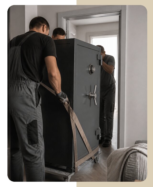 Перенос сейфа в Соколе по цене от 6772 р. | ДвериЛегко-Скл